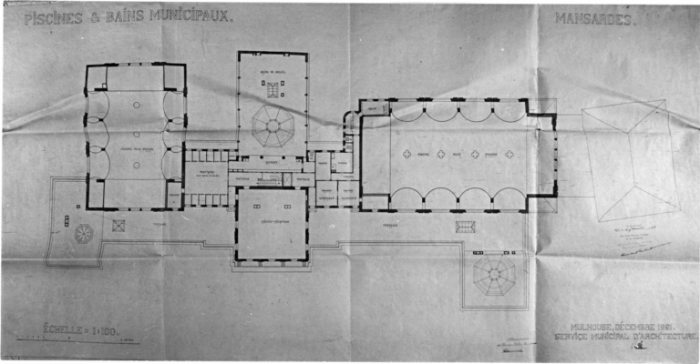 Plan des mansardes.