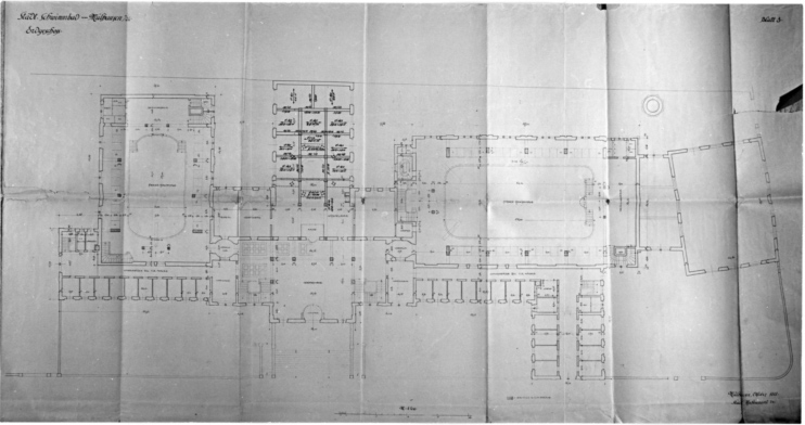 Plan du rez-de-chaussée.