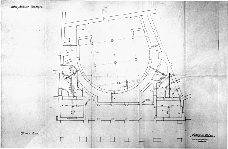 Plan de transformation : rez-de-chaussée.