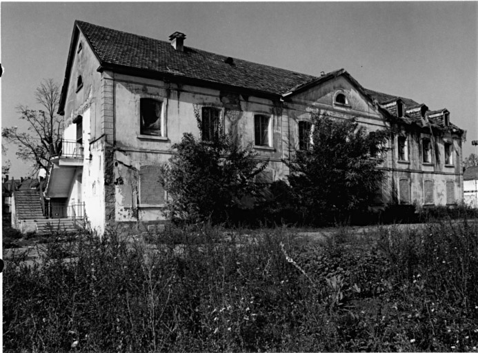 Elévation sur cour (avant restauration).