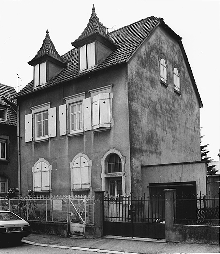 Cité Colonie Haller, vue de la maison 7 rue du Pommier.