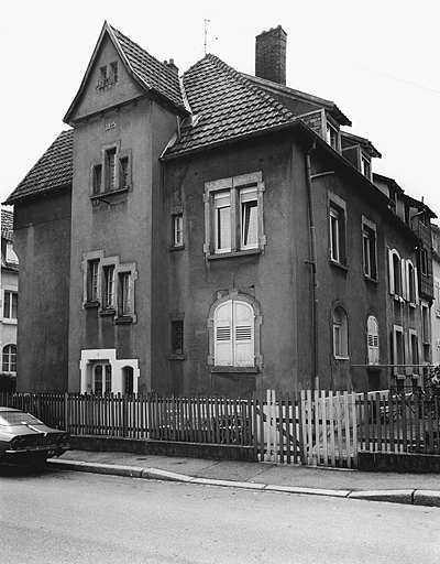Cité Colonie Haller, vue de la maison 5 rue du Pommier.