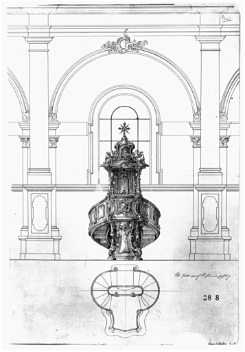 Plan et élévation.