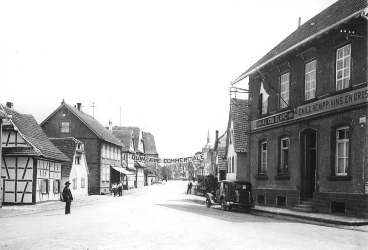 Vue de la rue des Barons de Fleckenstein.