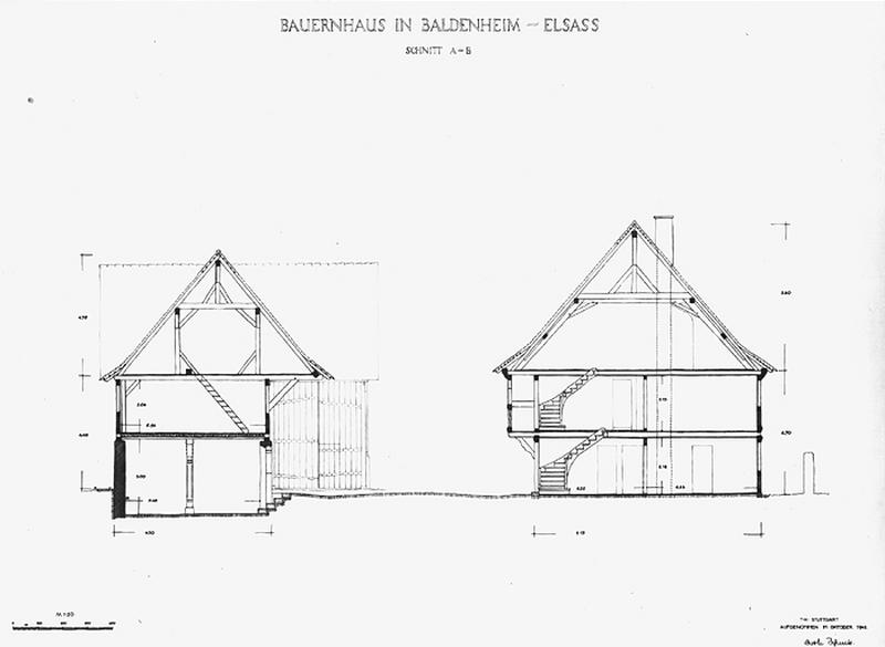 Ferme, auberge Au Cerf, maison