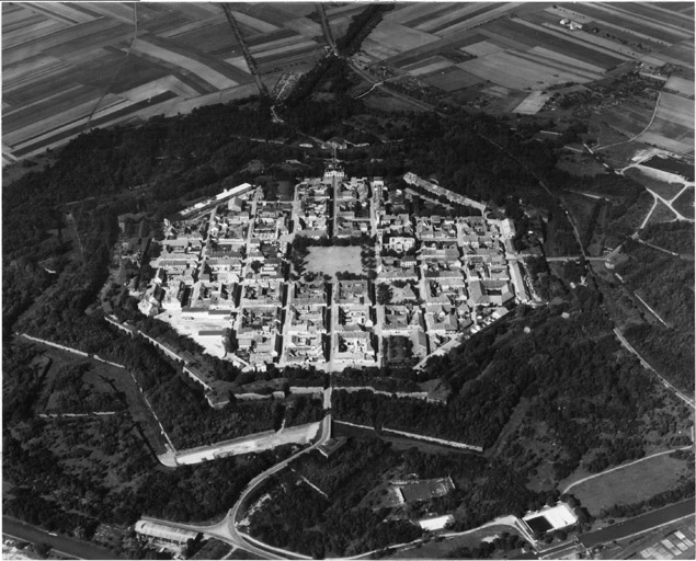 Vue aérienne.