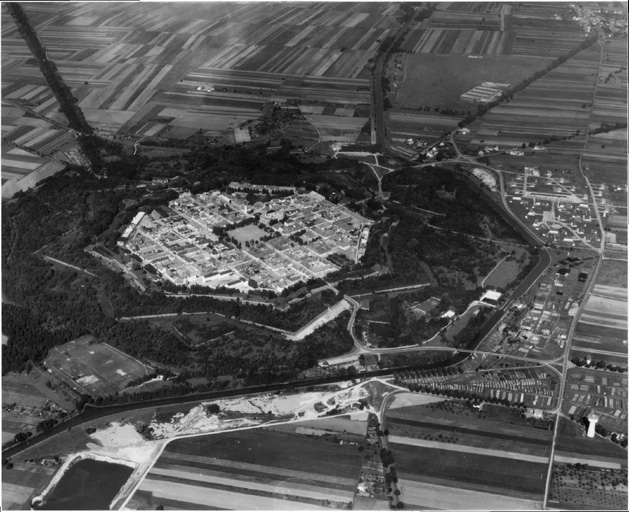 Vue aérienne.