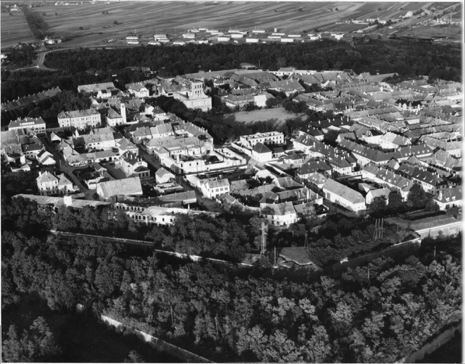 Vue aérienne.