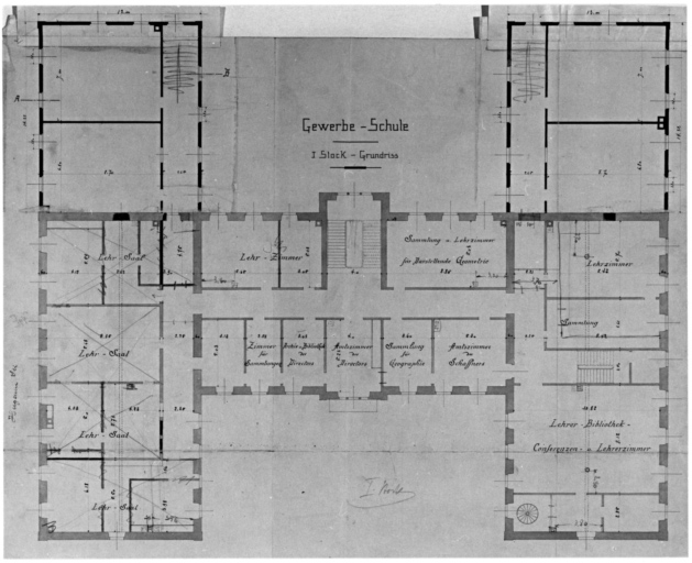 Plan du premier étage.