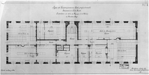 Plan du deuxième étage.