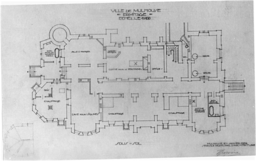 Plan du sous-sol.