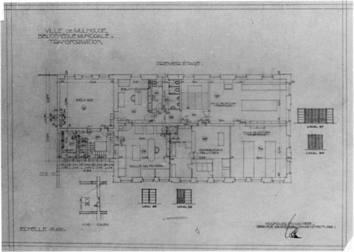 Plan du premier étage.