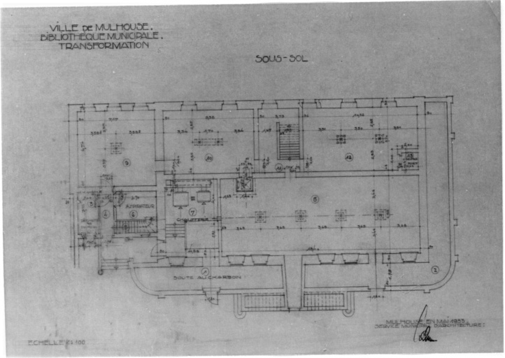 Plan du sous-sol.