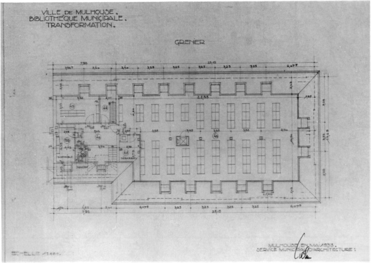 Plan du grenier.