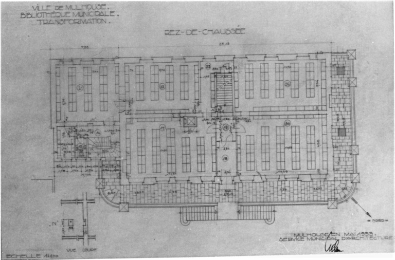 Plan du rez-de-chaussée.