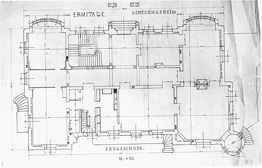 Plan du rez-de-chaussée.