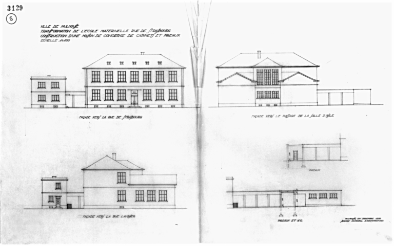 Elévations pour transformation (projet non réalisé).