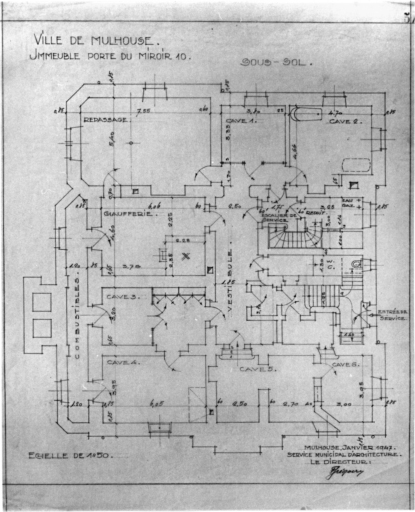 Plan du sous-sol.