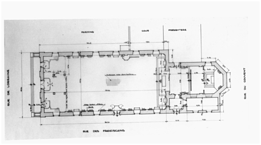 Plan du couvent.