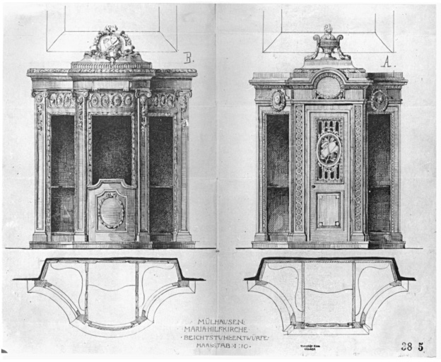 Plan et élévation (deux projets).