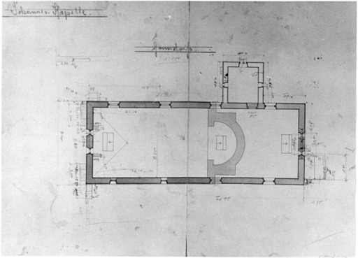 Plan chronologique de la chapelle.