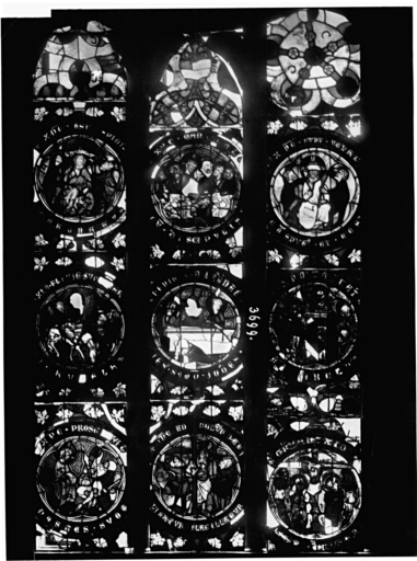 Ensemble des verrières anciennes (10 verrières)