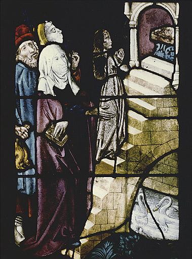 Panneau 6b. Présentation de la Vierge au temple.