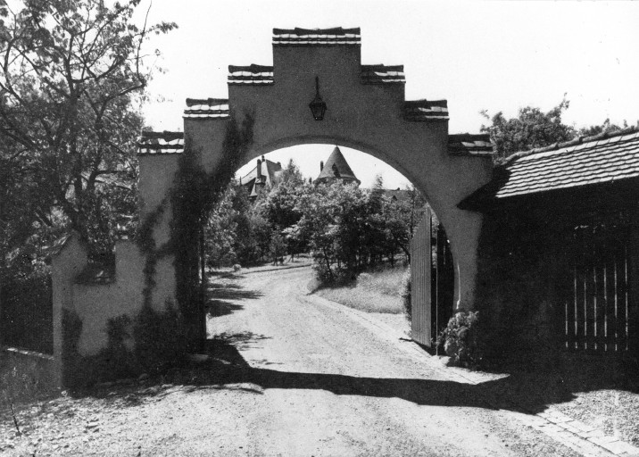 Vue ancienne du portique.