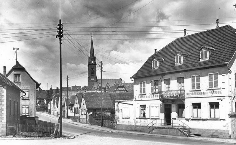 Vue d'une rue.