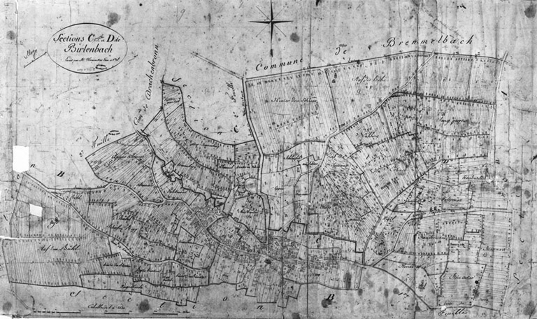 Cadastre napoléonien. Section C1 et D.