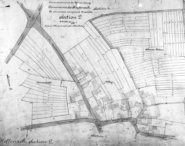 Cadastre ancien. Section 2.