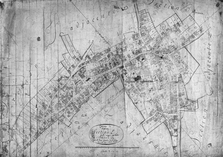 Cadastre napoléonien. Section E dite du village.