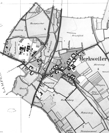 Cadastre ancien. Tableau d'assemblage.