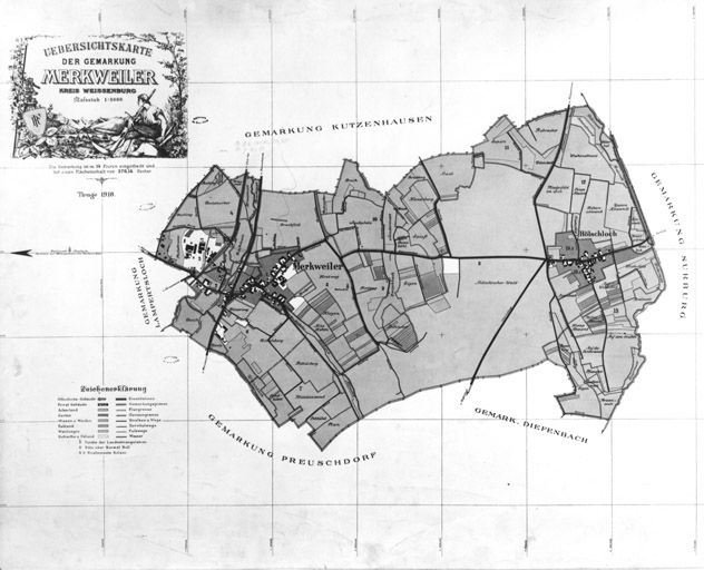 Cadastre ancien. Tableau d'assemblage.