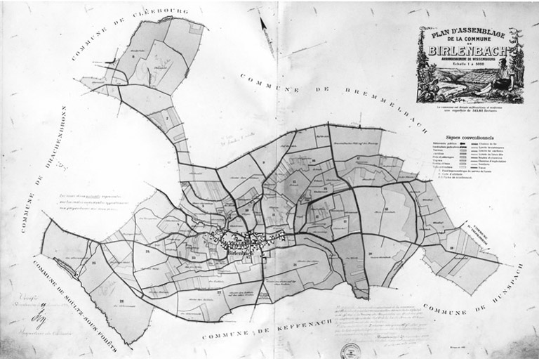 Cadastre. Tableau d'assemblage.