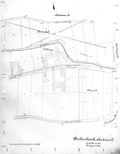 Cadastre du village de Birlenbach. Section 2.