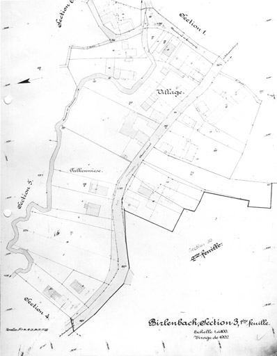 Cadastre du village de Birlenbach. Section 3.