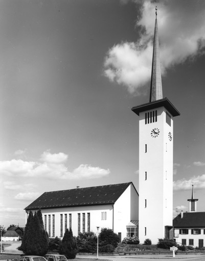 Temple inauguré en décembre 1961 : vue d'ensemble.