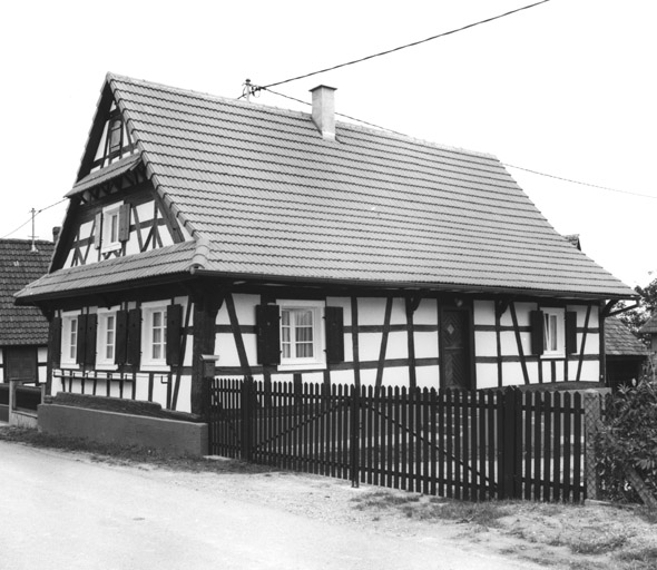 Ferme : Reimerswiller (rue de) 60, à Hohwiller. Vue d'ensemble.