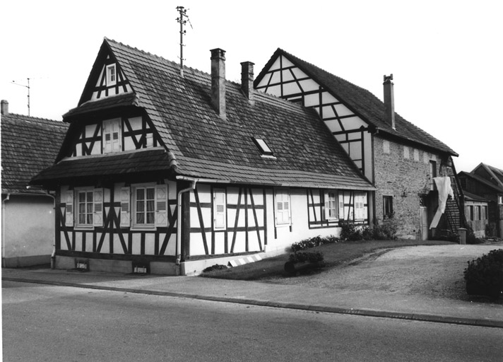 Maison construite pour le potier Franz Stahl et son épouse Maria Anna Basching en 1829 : vue d'ensemble.