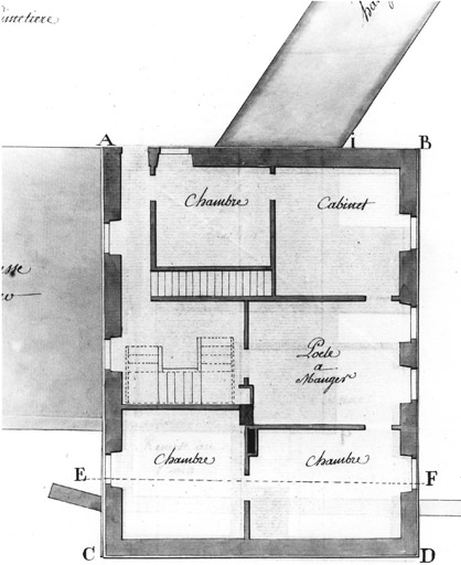 Plan de l'étage.