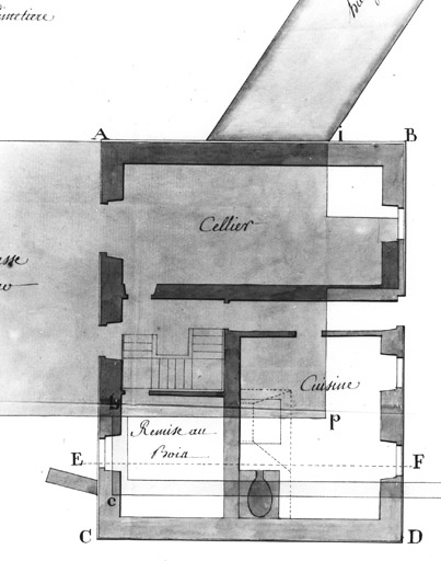 Plan du rez-de-chaussée.