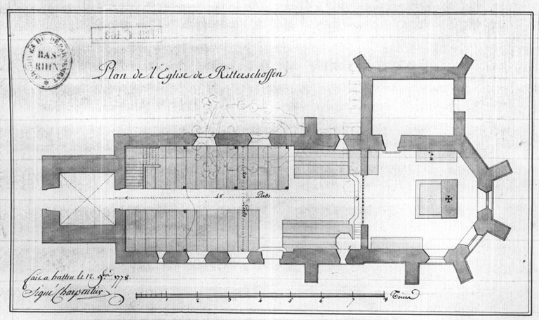 Plan avec le mobilier.