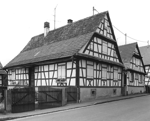 Ferme, Curé-Knauer (rue du) 13. Vue du logis.