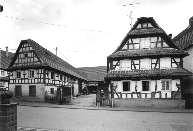 Ferme, Principale (rue) 66. Vue d'ensemble avec tous les bâtiments.