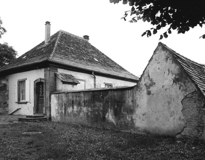 Elévation sur enclos de l'église.