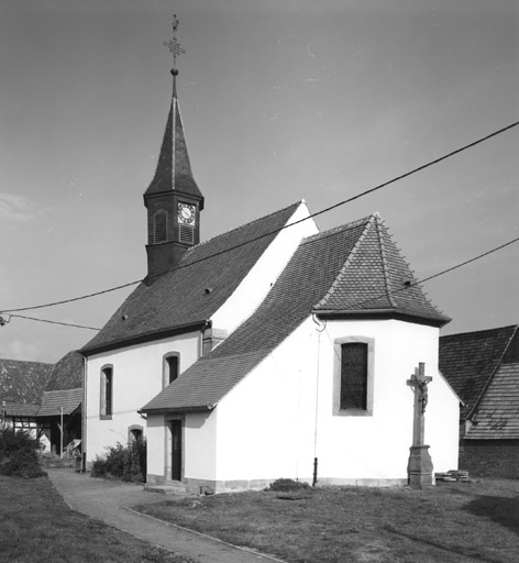 Vue du chevet.