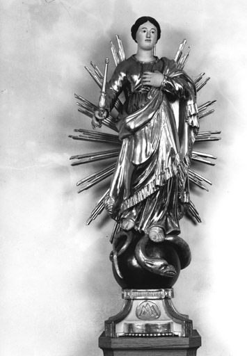 Statue de procession : Immaculée Conception