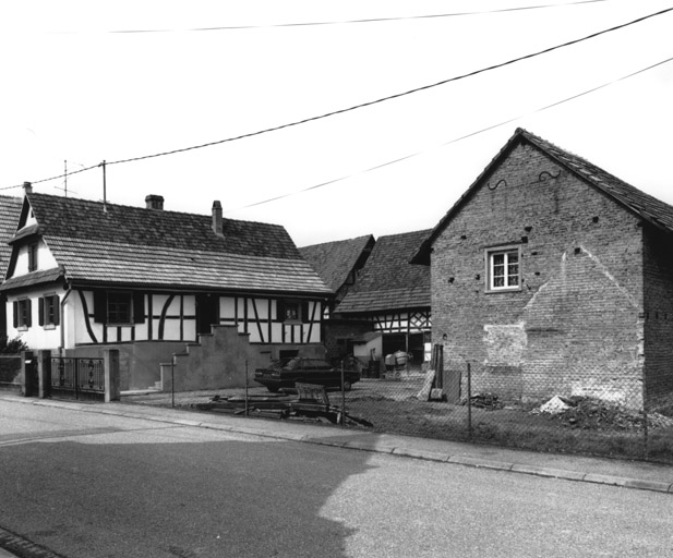 Ferme : Hanau (rue de) 11. Vue d'ensemble.