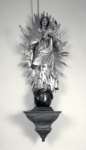 Statue de procession : Vierge à l'Enfant